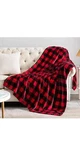 Bedelite Fleece Throw Blanket Queen Size For Couch Sofa Buffalo Plaid 50X60. Fixed Price $23.98.