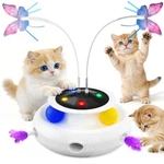 3 1 Cat Interactive Indoor Pet Toys Light Automatic,usb White. Fixed Price $26.99.
