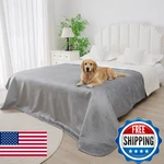Bigbeer Waterproof Reversible Pet Blanket For Bed, Couch, Car - Leak. Fixed Price $68.87.