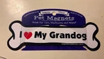 Imagine This Car Magnets Heart My Grandog. Fixed Price $7.95.