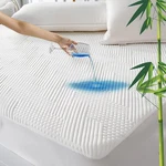 Grt King Waterproof Mattress Protector Rayon Bamboo - 3D Air Fiber Cooling Ma.... Fixed Price $40.86.
