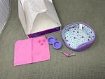 American Girl Retired Sweet Dreams Pet Bed Complete New In Box. Fixed Price $13.99.