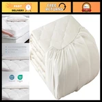 Yatas Bedding Wool Mattress Protector, Cover With 100% Cotton &. Fixed Price $124.09.