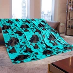 Seegu Teal King Size Throw Blanket - Extra Large Lightweight Cozy Country Fleece. Fixed Price $67.18.