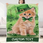 Siberian Cat Blanket Personalized Throw Woven Fleece Sherpa Many Designs Nwt. Fixed Price $44.99.