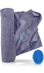 Ultra Soft Grooming Bath Towel For Pets Dogs, Cats Quick Dry Gray &gift Brush. Fixed Price $10.99.