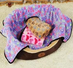 Soft Warm Fleece Lovely Design Paw Print Pet Blanket Dog Cat Mat Puppy Bed Sofa. Fixed Price $6.11.