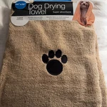 New Duke Pet Drying Towel Dog - Camel Super Absorbent 44X28. Fixed Price $14.99.