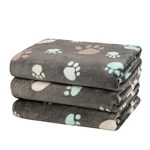 Dono 3-PACK Soft Fluffy Fleece Pet Blankets For Dogs Puppies Cats Paw Print. Fixed Price $12.99.