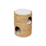 Teamson Pets Neith Wicker Seagrass 3-TIER Cat Bed Condo With Cushions Tancream. Fixed Price $79.99.