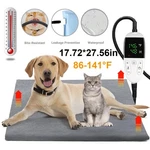 Electric Pet Heating Pad Bed For Cat Dog Large Indoor Outdoor Waterproof 27"X18". Fixed Price $25.98.