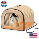 Fdceligoo Smart Heated Bed Cave Pet House For Indoor Cats Small Dogs. Fixed Price $89.78.