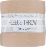 50X60 Throw Blankets, Ultra Soft Hypoallergenic Full, Twin, Sandy Khaki. Fixed Price $17.99.