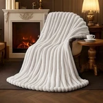 Am Lie Home Faux Fur Throw Blanket For Couch, Cozy Fuzzy Fluffy Luxurio. Fixed Price $105.22.
