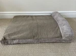 Furhaven Pet Cooling, Orthopedic, Memory Foam Corduroy Chaise Sofa Dog Bed. Fixed Price $49.99.
