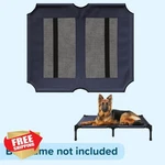 Petmaker Elevated Dog Bed Cover 36X30 Mesh Blue. Fixed Price $34.99.