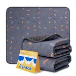 Sunheir Washable Pee Pads For Dogs 18X24 Inch (pack Of 2), Leaves - Deep Grey. Fixed Price $17.99.