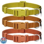 Azuza 3 Pack Fall Dog Collars Comfortable And Adjustable Nylon. Fixed Price $20.00.