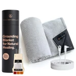 Grounding Blanket For Bed 5'X4' Soft Cozy Earth-connected Fleece Throw Blan.... Fixed Price $70.17.