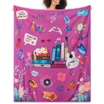 Purple Soft Throw Blanket Birthday Gift For Girl Daughter Sister,i Love You B.... Fixed Price $36.59.