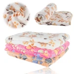 Puppy Blanket For Pet Cushion Dog Cat Bed Soft Warm Sleep Mat Paw PRINT-3 Size. Fixed Price $6.11.