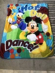 Disney Mickey Donald Fleece Blanket Hot Dog Dance 62 X48 Excellent Condition. Fixed Price $21.60.