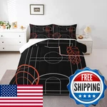 Manfei Basketball Comforter Set King Size Sports Gaming Theme Bedding. Fixed Price $108.05.