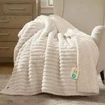 Dog Waterproof Fleece 50 X60 Reversible Couch Cream Bedsure Blankets. Fixed Price $51.99.