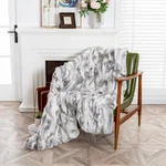Luxury Soft Real Rabbit Fur Throw Warm Large Sofa Bedspread Blanket 55.1"X62.9". Fixed Price $127.99.