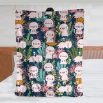 Misolaxi Blankets For Girls Boys, Lovely Gifts Axolotls Lovers, C.... Fixed Price $26.49.