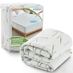Hannah Linen Mattress Protector, Cooling Rayon Dervied From Twin, White. Fixed Price $44.76.