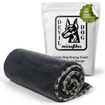 Pet Drying Towel Premium Ultra Soft Microfiber Bath Absorbent Gray 24X35 Inch. Fixed Price $40.05.