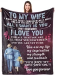 Ufooro Anniversary Romantic Gift For Wife, Mother's Day To My Love Blanket. Fixed Price $25.99.