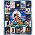 All Dogs Go To Heaven Fleece Blanket, Movie Sherpa. Fixed Price $59.95.
