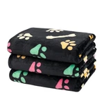 Dono 3-PACK Dog Blankets Soft Fleece Pet Blanket, Warm Sleep Mat, Paw Print. Fixed Price $10.39.