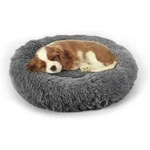 Dog Cat Calming Bed - Faux Fur Donut Cuddler, Plush, Round, All Sizes. Fixed Price $35.61.