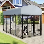 8X4X6 Ft Outside Large Dog Kennel With Roof - Outdoor Heavy Duty Welded Wire. Fixed Price $169.99.