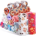 18 Pcs Fleece Puppy Blanket Bulk, Soft Warm Pet With Paw Bone Star Eleph. Fixed Price $57.99.