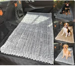 Dog Car Seat Cover 25'' 54'' Back Fuzzy Protector Mat. Fixed Price $25.95.
