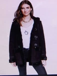 Juicy Couture Black Faux Suede Hooded Jacket- # JG008850- M. Fixed Price $77.00.