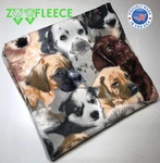 Zoofleece Blanket Throw Cute Dogs Animal Puppy Eyes Best Friend 60X60". Fixed Price $29.71.