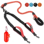 Slowton Double Dog Leash - No Tangle 360 Swivel Reflective Padded Handle. Fixed Price $43.66.