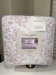 Nib 5 Pieces Laura Ashley Pink Shabby Chic Twin Xl Size Comforter Set. Fixed Price $145.00.