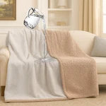 Makigued Waterproof Dog Blanket For Couch & Bed, Reversible Sherpa Fleece Pet.... Fixed Price $29.53.