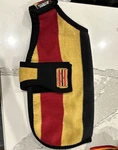 Horseware Ireland Rambo Fleece Dog Coat Jacket Small Red Yellow Black Warm. Fixed Price $12.00.