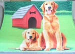 New Soft Golden Retriever Fleece Throw Gift Blanket Puppy Show Dog Breed Novelty. Fixed Price $20.43.