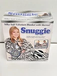 Snuggie Zebra Blanket With Sleeves As Seen On Tv Adult Warm Fleece Boxed. Fixed Price $25.00.