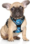 Barkbay No Pull Dog Harness Front Clip Heavy Duty Reflective Control Handle Blue. Fixed Price $6.99.