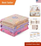 3-PACK Ultra-soft Pet Blankets With Cute Bone Pattern Perfect For Dogs & Cats. Fixed Price $20.46.