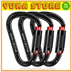 Auto Locking Carabiner Heavy Duty 25KN Uiaa Certified Black. Fixed Price $33.24.
